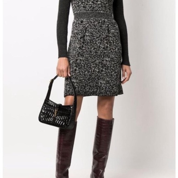 Christian Dior 2011 11aw tweed alpaca dress size 4 - Picture 7 of 9